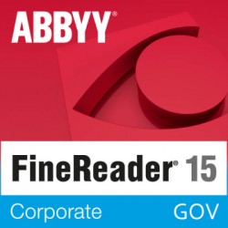 ABBYY FineReader 15 Corporate PDF GOV cena dla Urzędów Miast i Gminy - licencja na 1 rok na 1 komputer - sklep PL